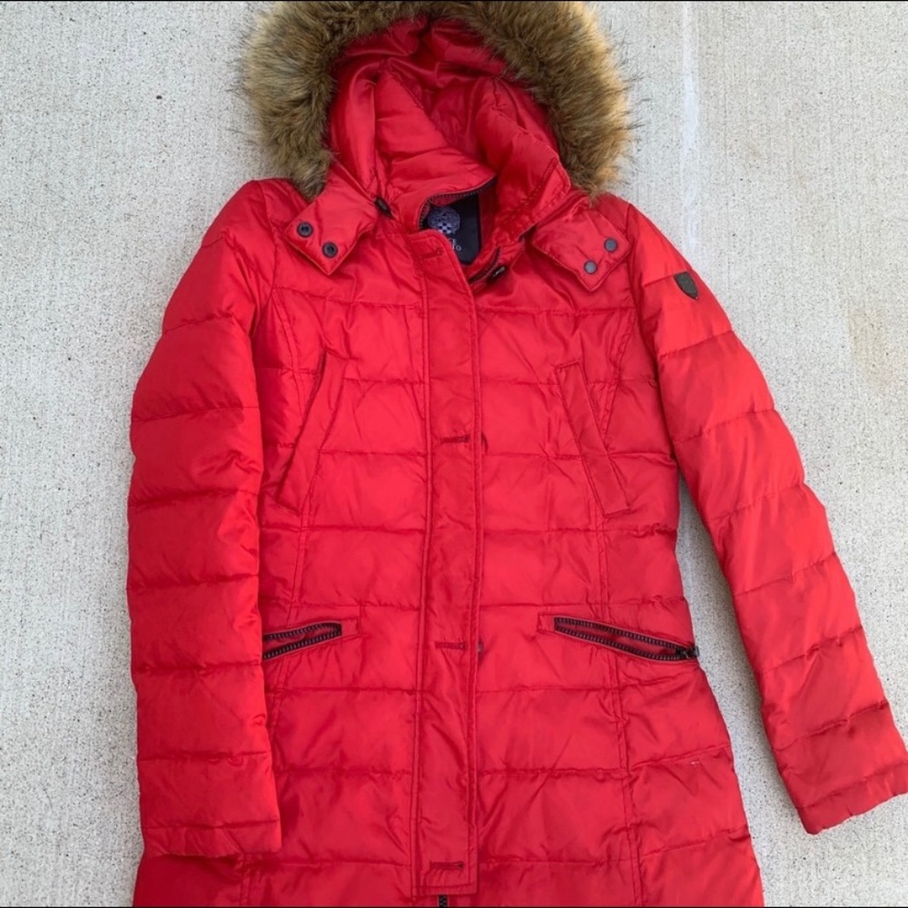Red Vince Camuto Coat